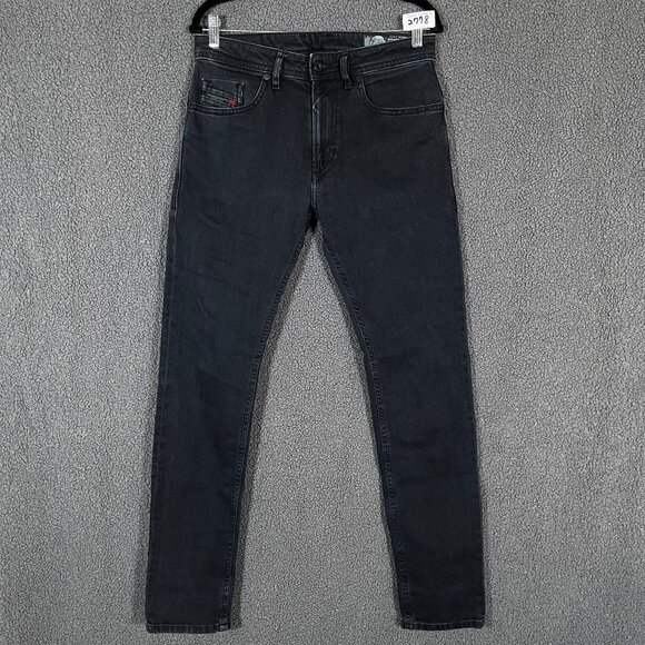 Diesel Thommer Slim Skinny Jeans - Men's Size 30*32 - Black - Picture 1 of 11